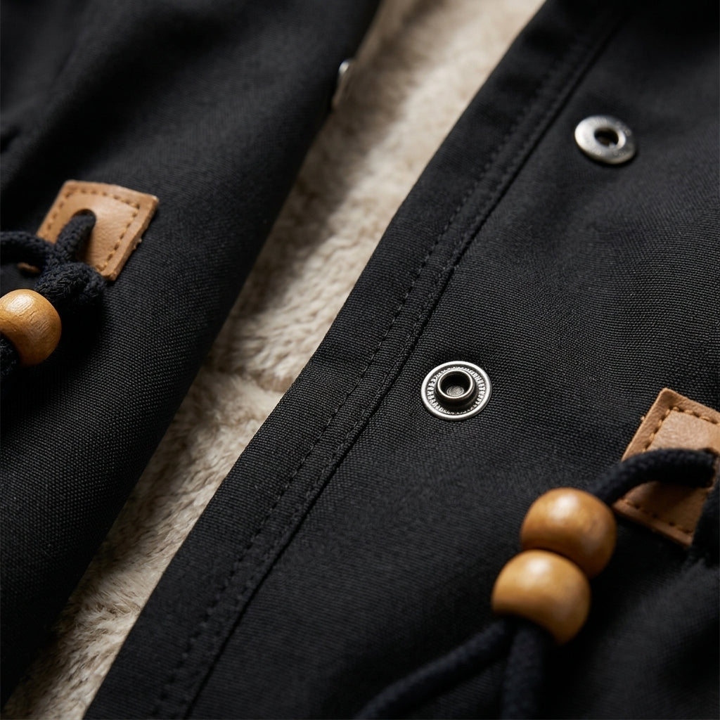 Ada lined hood longline parka - view 4