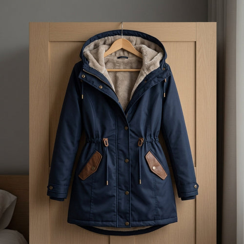 Ada lined hood longline parka - view 2