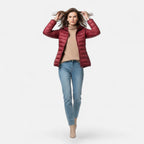 Agnes lightweight hooded puffer jacket - view 15