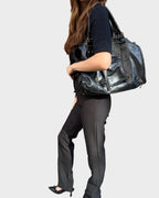 Beatrix leather laptop shoulder bag - view 6