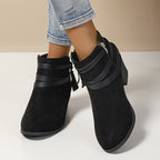 Delilah Tassel Ankle Boots with Pointed Toe - view 6