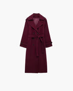Eleanor wool blend longline trench coat - view 14