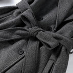 Eleanor wool blend longline trench coat - view 15
