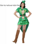 Green hatter couples Halloween costume with gold embroidered jackets - view 6
