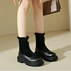 Ember Front Zip Lug Sole Ankle Boots - view 12