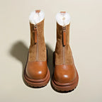 Ember Front Zip Lug Sole Ankle Boots - view 2