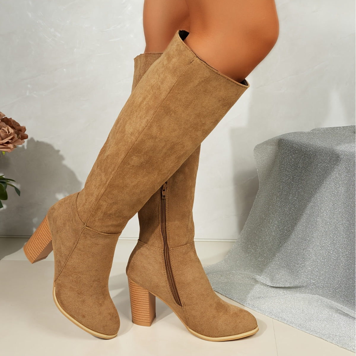 Harlow Wide Calf Knee-High Boots - view 2