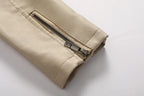 Plush-lined men's hooded winter coat in leather-look faux leather - view 11