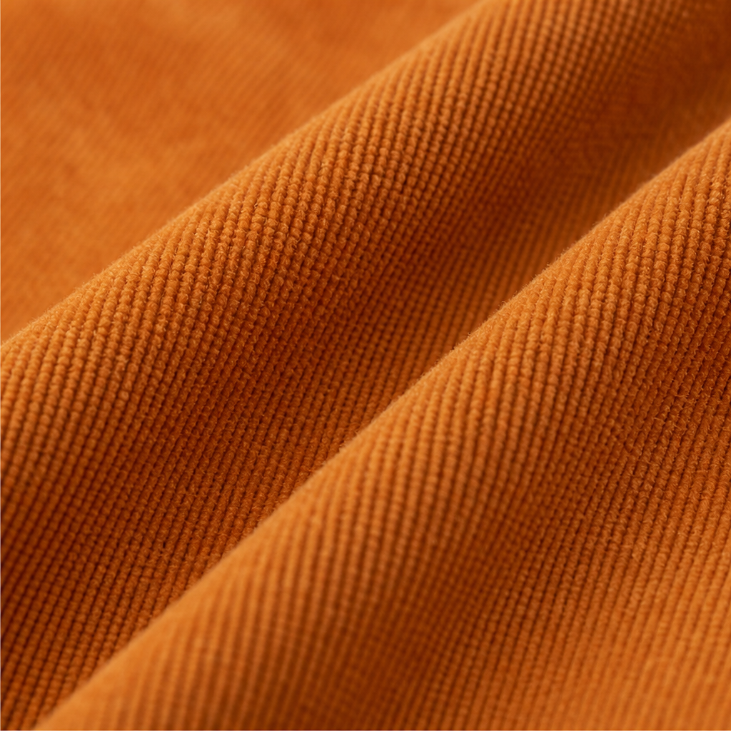 Burnt orange one-button jacket with asymmetric hem and band collar - view 9