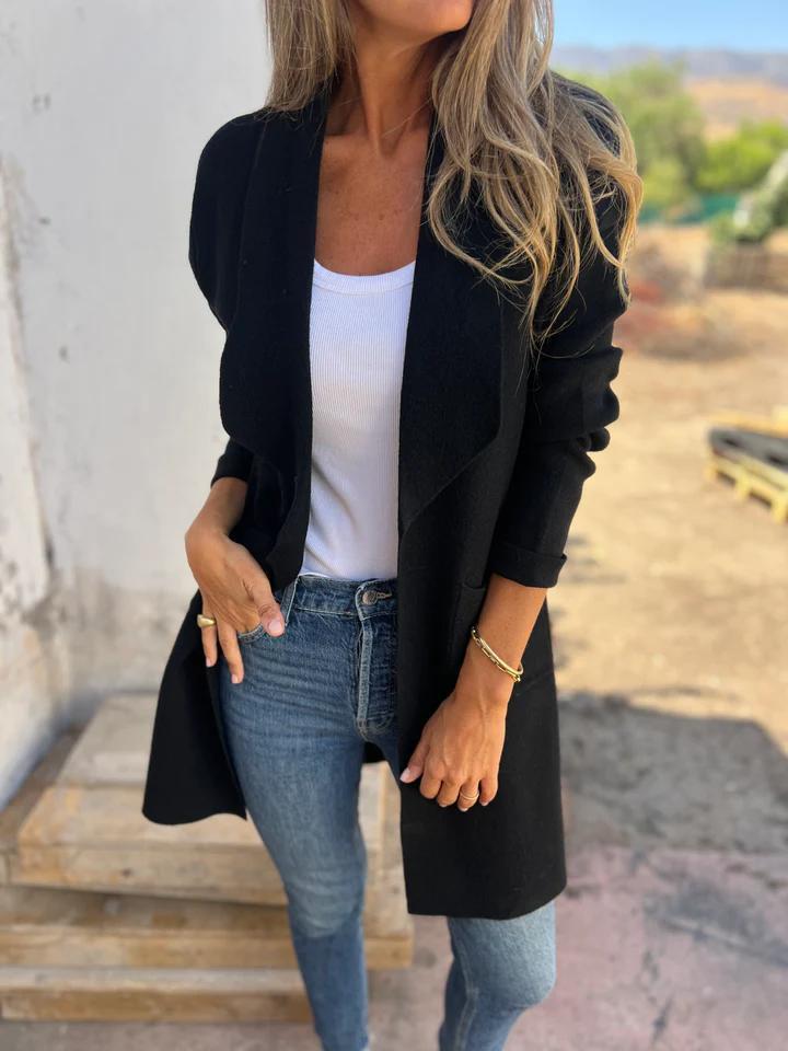 Lorelei open front long cardigan - view 9