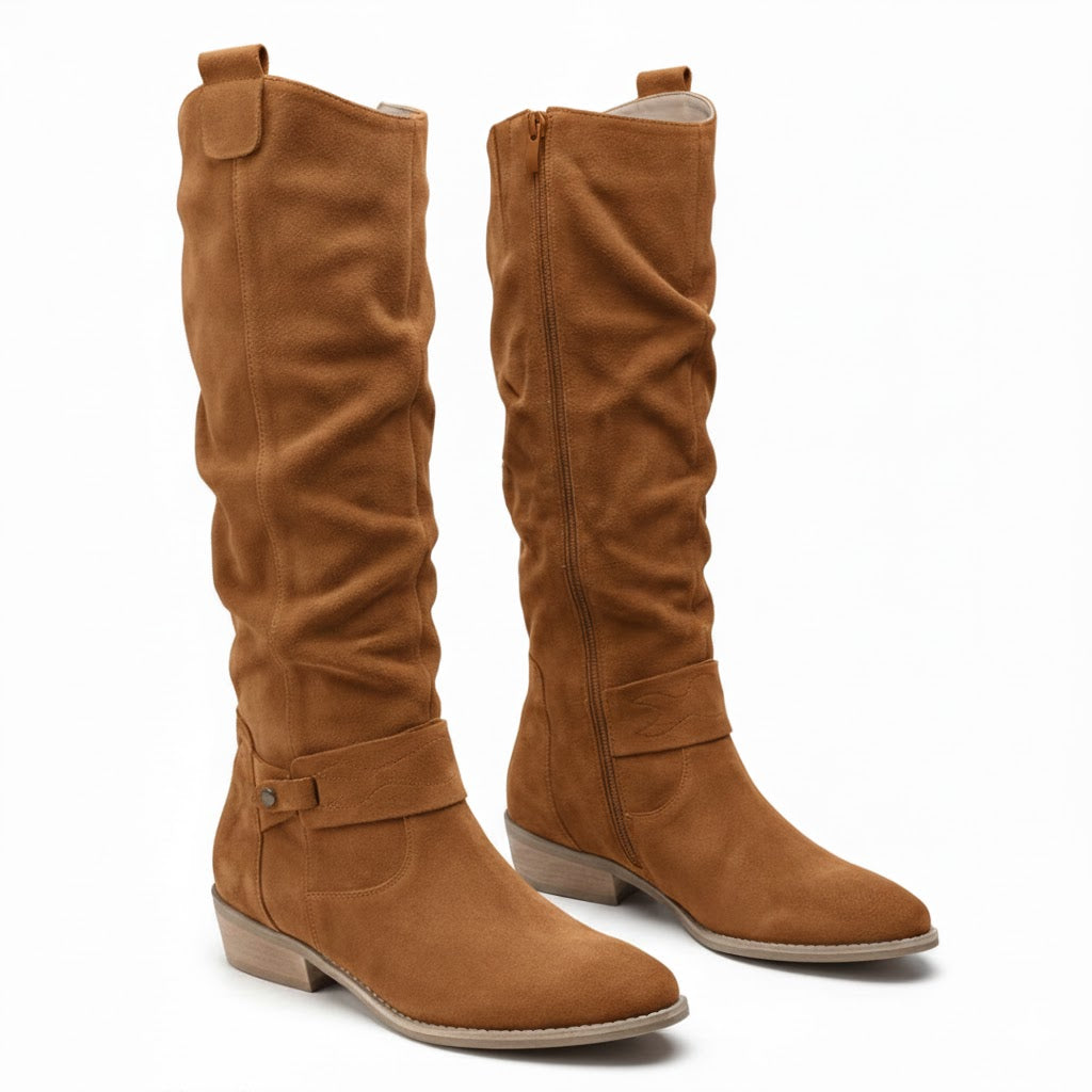 Lyanna Ankle Strap Slouch Knee High Boot - view 13