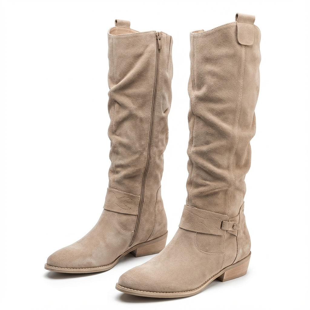Lyanna Ankle Strap Slouch Knee High Boot - view 2
