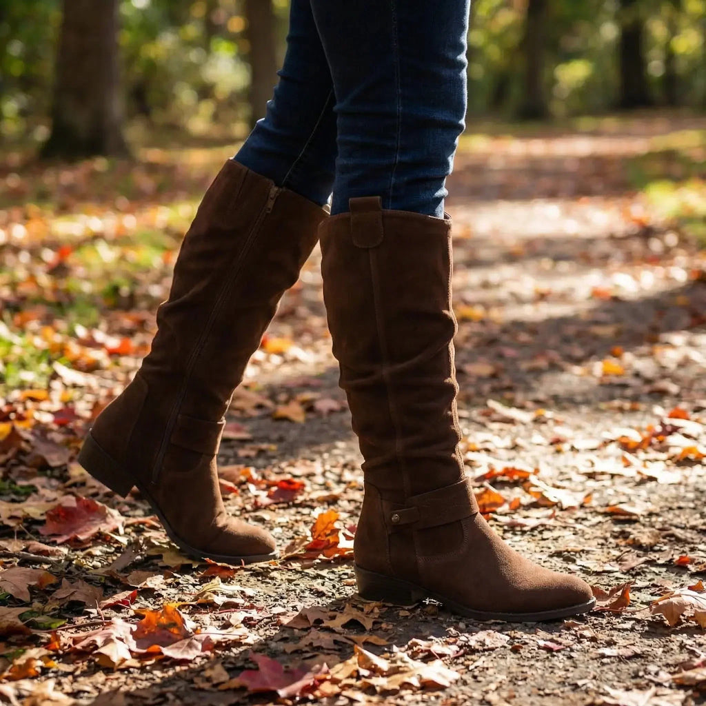 Lyanna Ankle Strap Slouch Knee High Boot - view 9