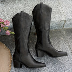 Malina Tonal Stitch Western Boots - view 5