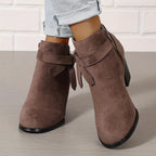 Marlowe Bow Detail Block Heel Chelsea Boots - view 18