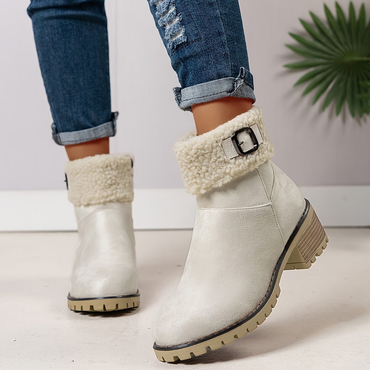 Nadia | Warm Lined Zip-Up Ankle Boots