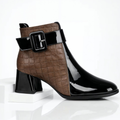 Odile quilted panel buckle ankle boots - view 10