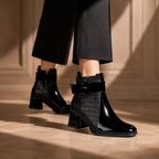 Odile quilted panel buckle ankle boots - view 13