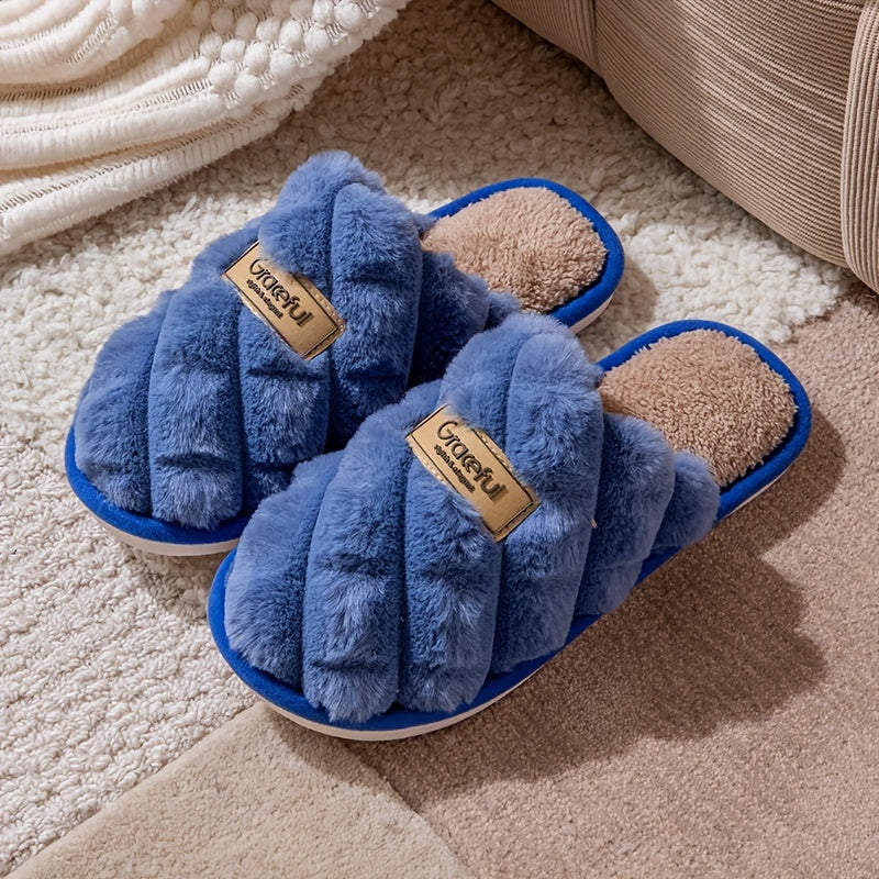Perla | Pineapple Knit Cozy House Slippers