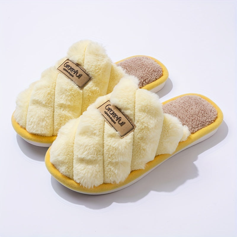 Perla | Pineapple Knit Cozy House Slippers