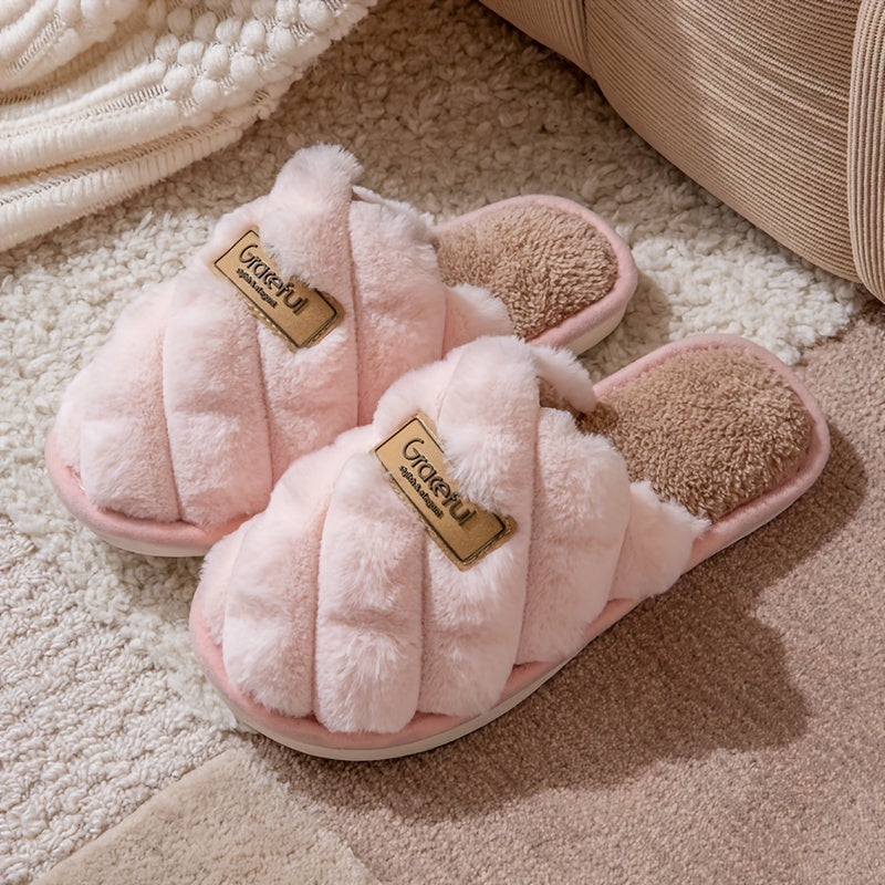 Perla | Pineapple Knit Cozy House Slippers