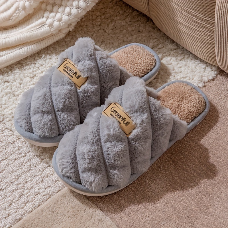 Perla | Pineapple Knit Cozy House Slippers