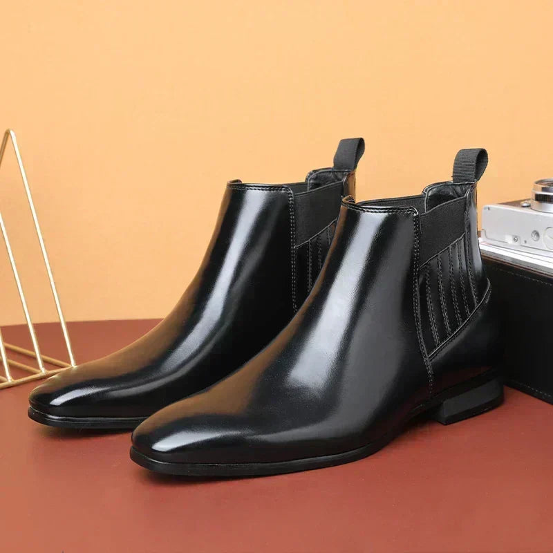 Sloane Pointed Toe Chelsea Ankle Boots - view 2