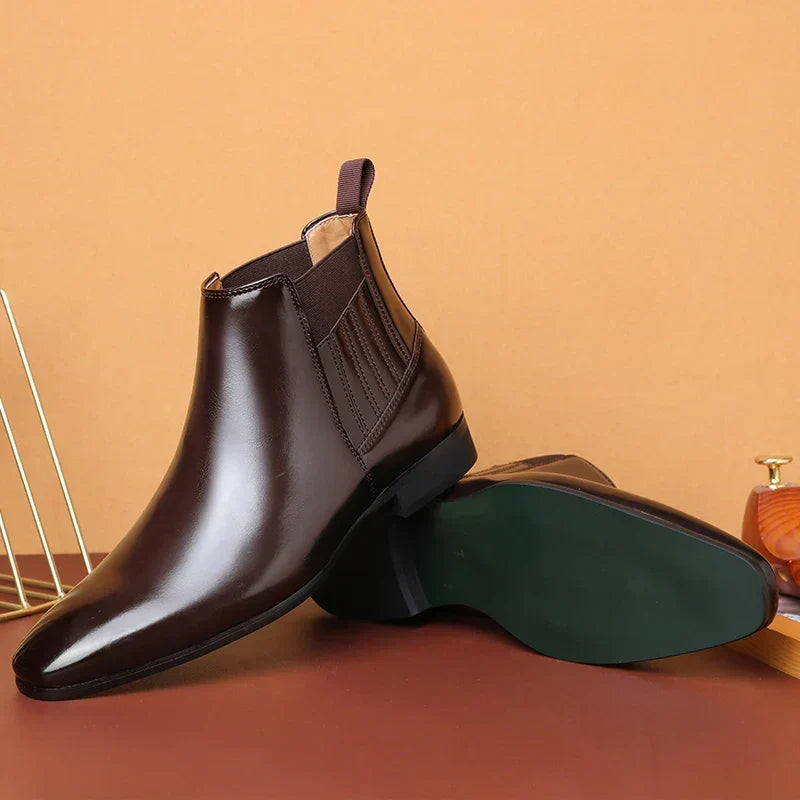 Sloane Pointed Toe Chelsea Ankle Boots - view 4