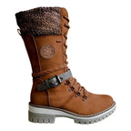 Tahlia | Waterproof Tall Boots with Round Toe