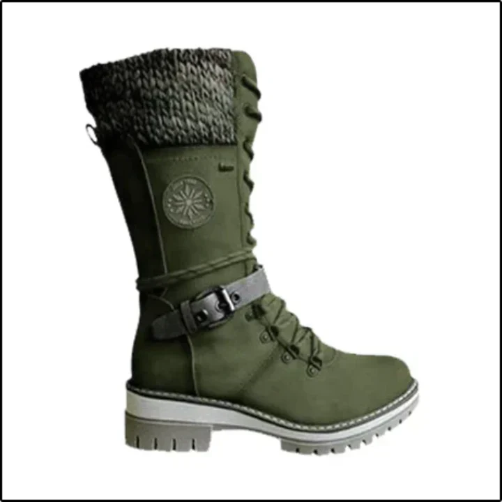 Tahlia | Waterproof Tall Boots with Round Toe
