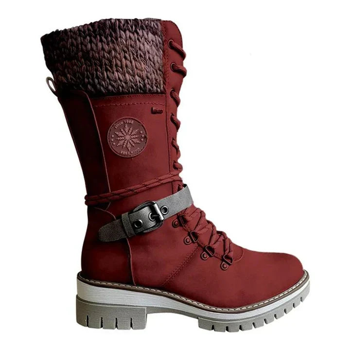 Tahlia | Waterproof Tall Boots with Round Toe