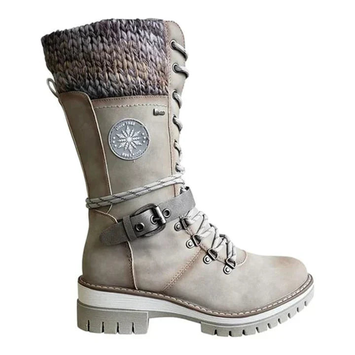 Tahlia | Waterproof Tall Boots with Round Toe