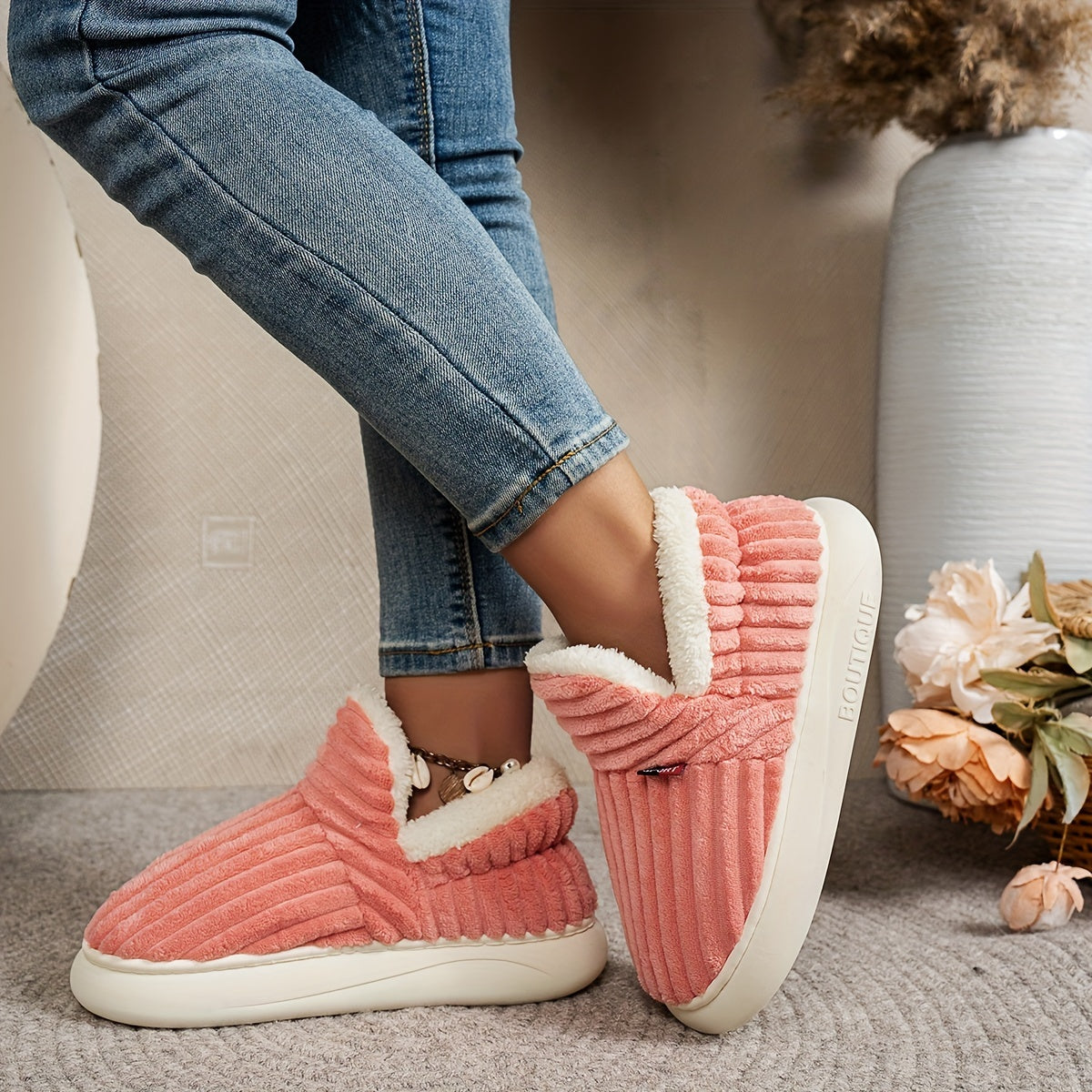 Tavi | Fleece Lined Indoor Outdoor Slipper Boots