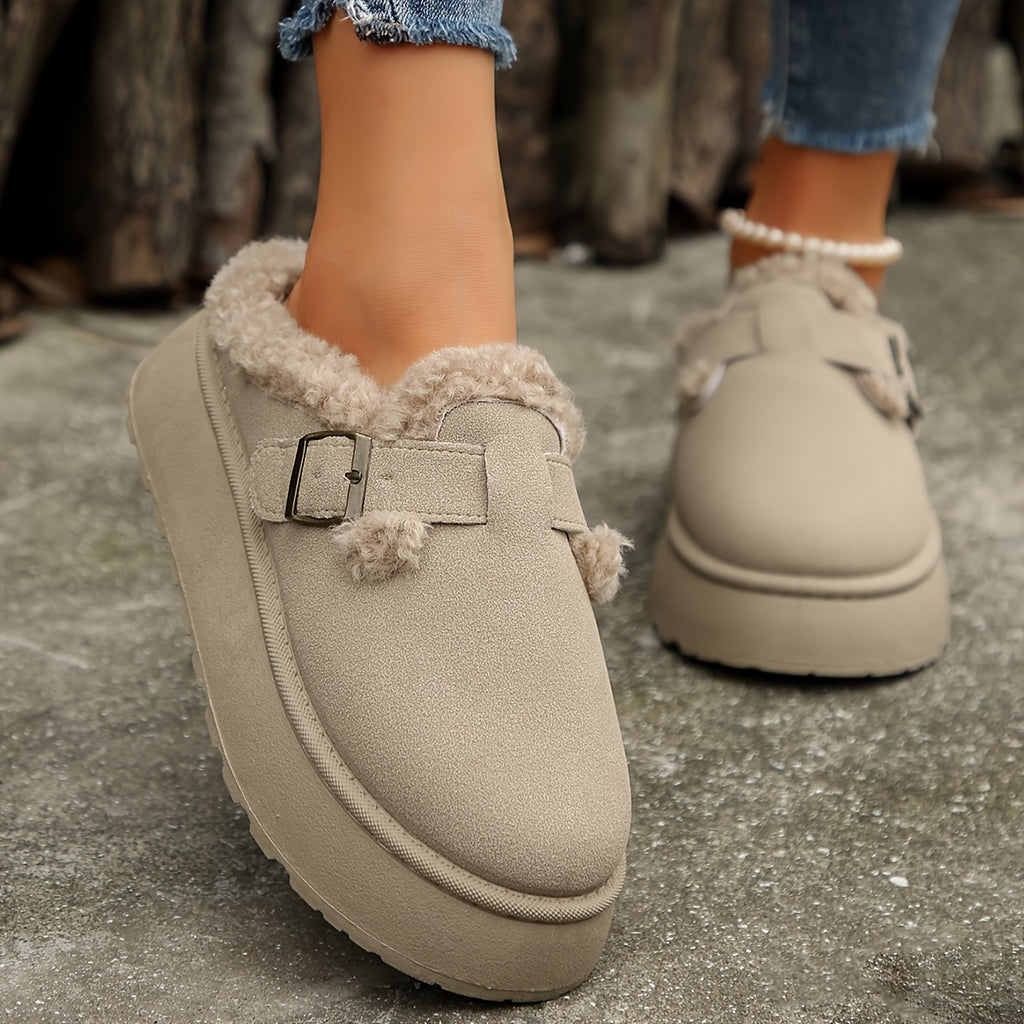 Willa | Thick Sole Lightweight Winter Ankle Boots