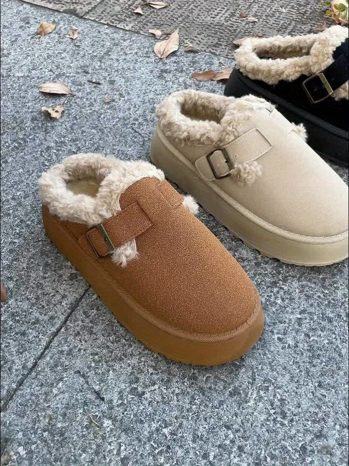 Willa | Thick Sole Lightweight Winter Ankle Boots