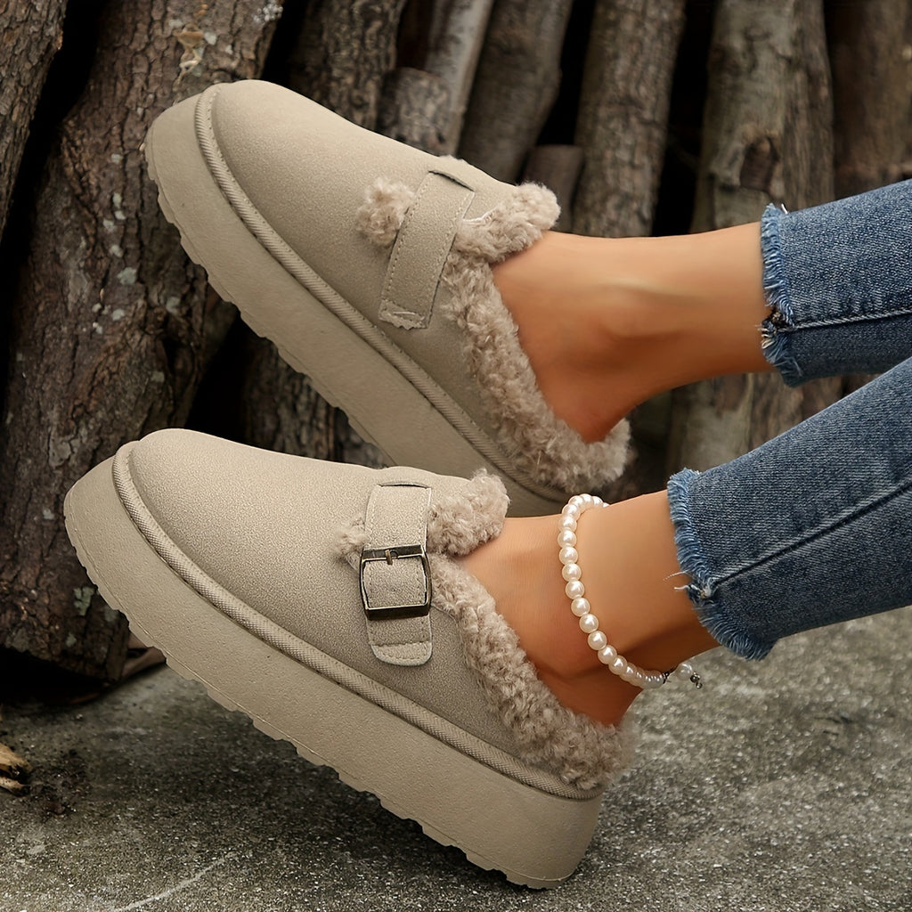 Willa | Thick Sole Lightweight Winter Ankle Boots