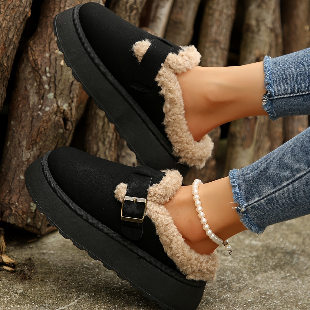Willa | Thick Sole Lightweight Winter Ankle Boots