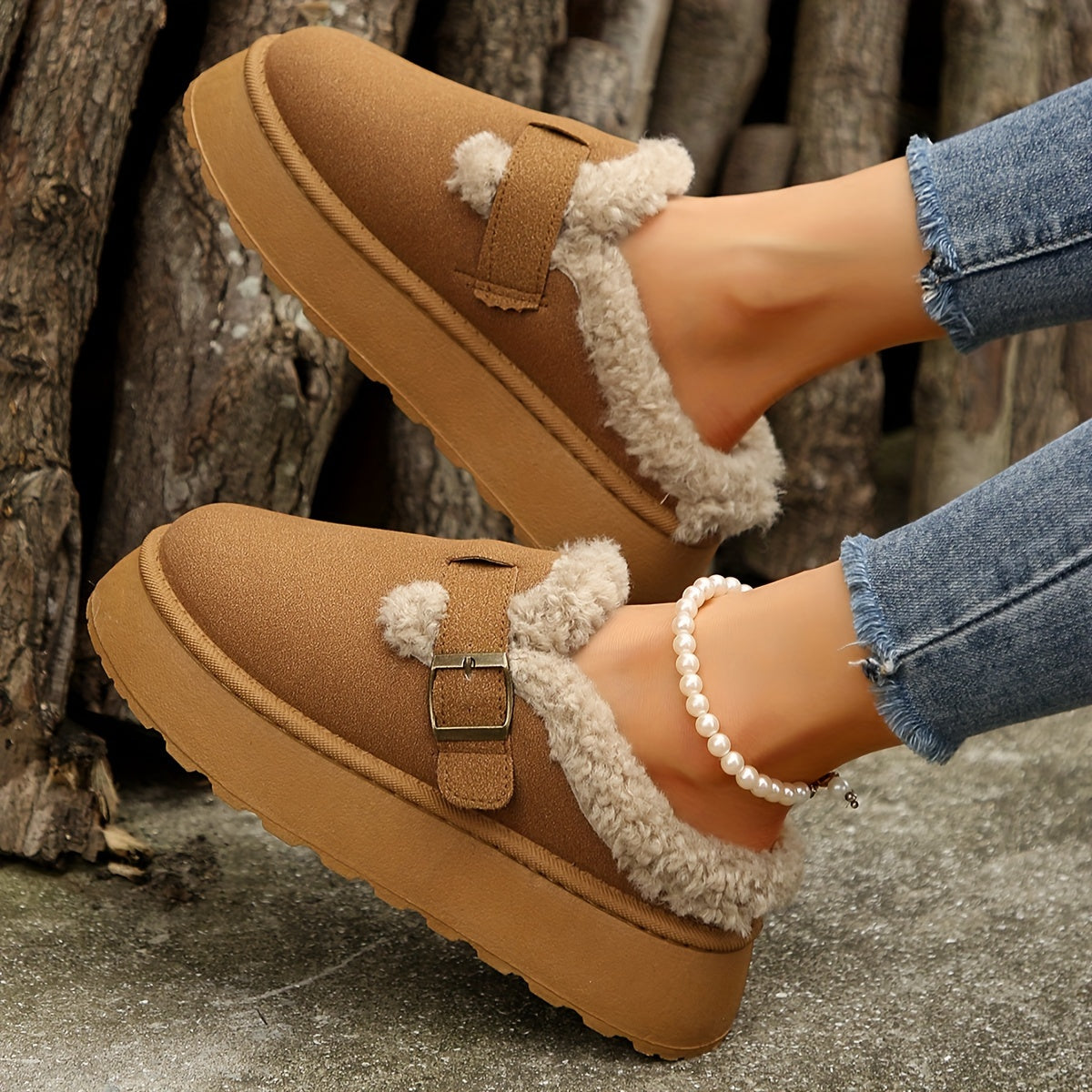 Willa | Thick Sole Lightweight Winter Ankle Boots